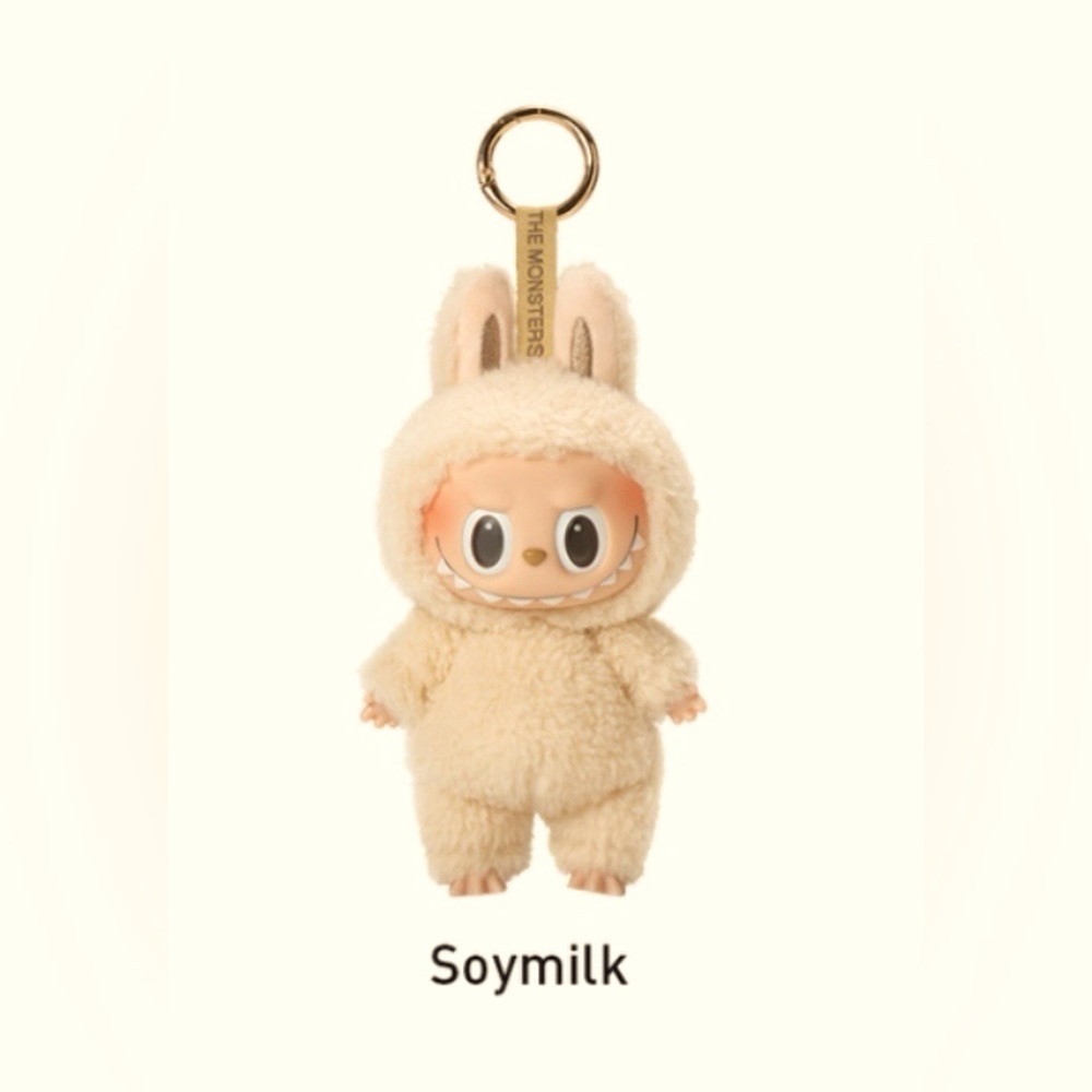 Pop Mart LABUBU - Exciting Macaron The Monsters Vinyl Face Labubu - SOYMILK